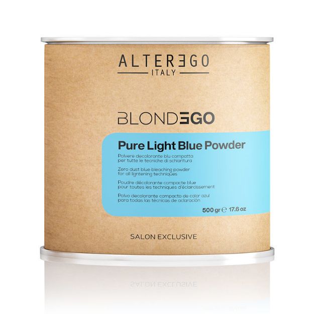 PURE LIGHT mėlyni kompaktiški šviesinamieji plaukų milteliai, 500 g paveikslėlis