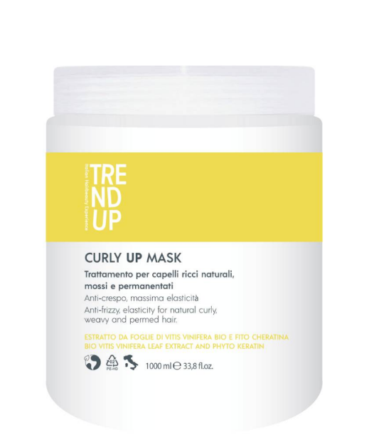  CURLY UP garbanotų plaukų kaukė, 1000 ml paveikslėlis
